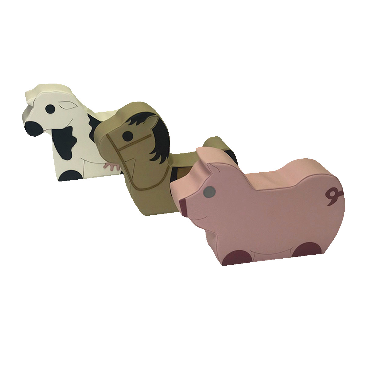 Set of 3 Farm Animals